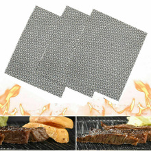 Nicht Stock BBQ Gittergewebe Grill matt Kochen Blatt Churrasco Grill Liner Röster Werkzeuge 30*40 cm/36 * 42 cm