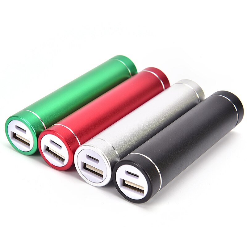 Tragbare DIY 2600mAh Externe USB Energie Bank Kasten Batterie 18650 Batterien Ladegerät Für praktisch (Keine Batterie)