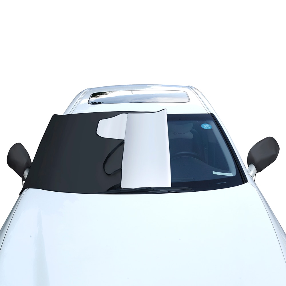 Auto Frontscheibe Schnee Sonne Abdeckung Flugzeug Anti-kratzen Abtauung Halbe Abdeckung Winter Auto Schnee Anti-Frost Sonnencreme Sonne Block