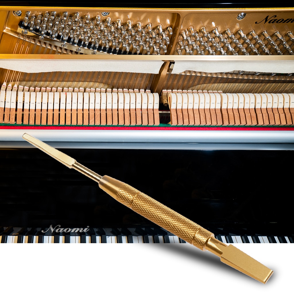 1Pc Klavier Tastatur bisschen Reibahle Tastatur Umrügestochen Werkzeug Klavier Wartung Werkzeug Goldene Farbe