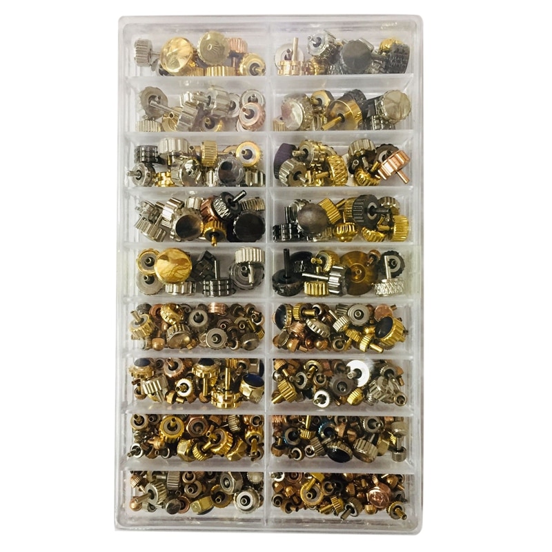 Uhr Krone Uhr Kopf Uhr Teile für Armbanduhr Teile e Flache Kopf Uhr Zubehör Reparatur Werkzeug Bausatz für Uhrmacher