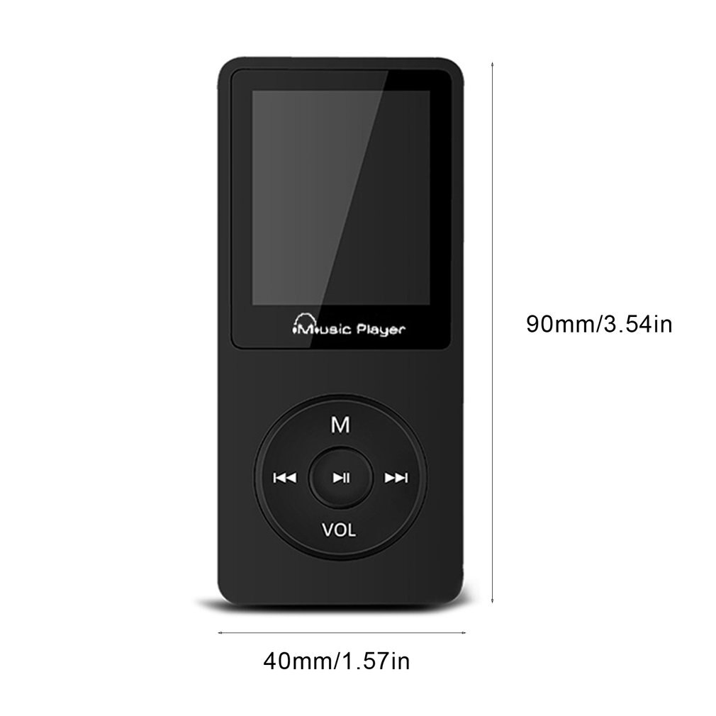 MP3 mp4 Musik-Spieler Verlustfreie Klang Musik Spieler TXT E-buch FM Recorder TF Karte 1,8-zoll Video-Spieler
