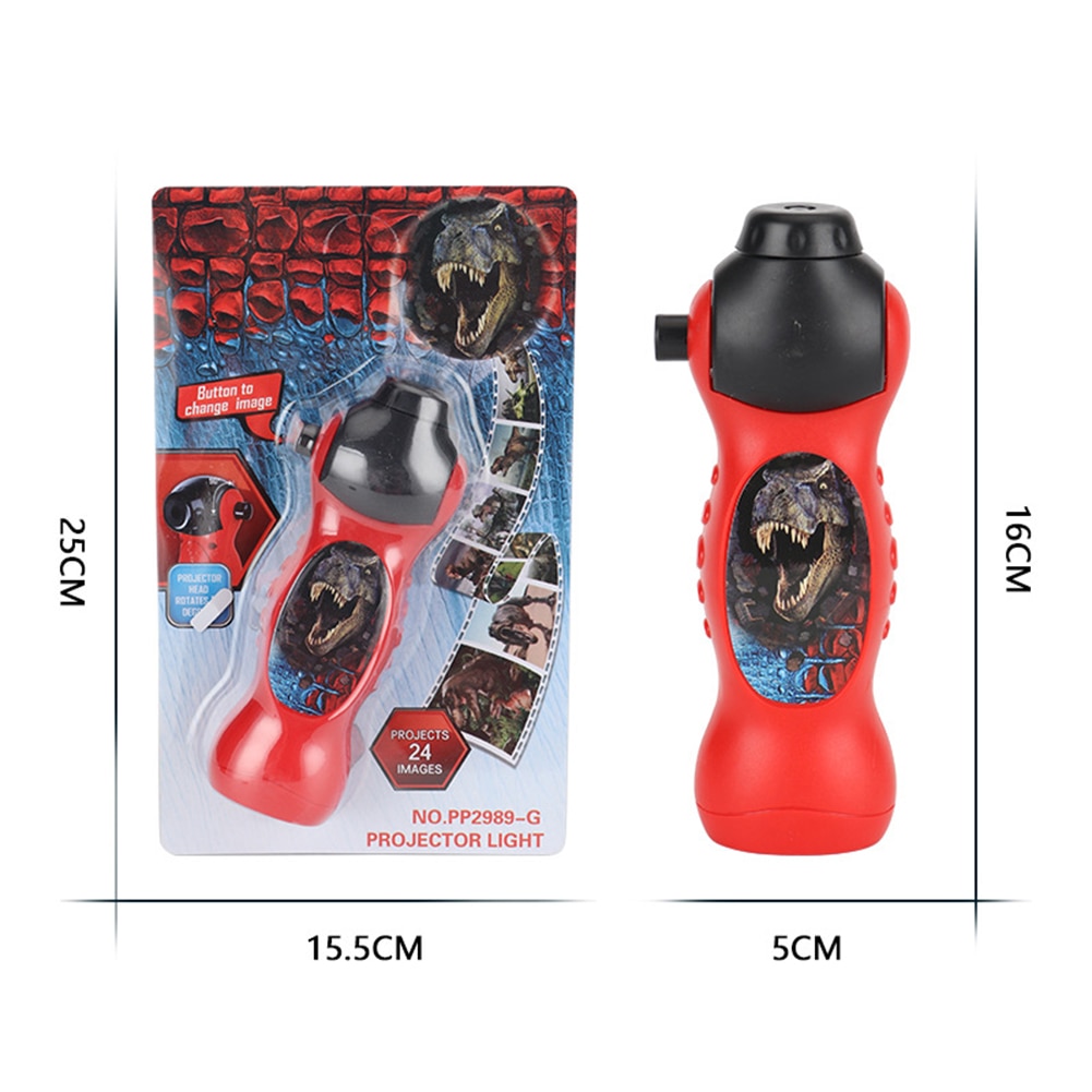 Spielzeug für freundlicher freundlicher Dinosaurier aufbringen Projektor Spielzeug Taschenlampe Projektor Taschenlampe Baby Bettzeit Schlaf Geschichten Pädagogisches Spielzeug