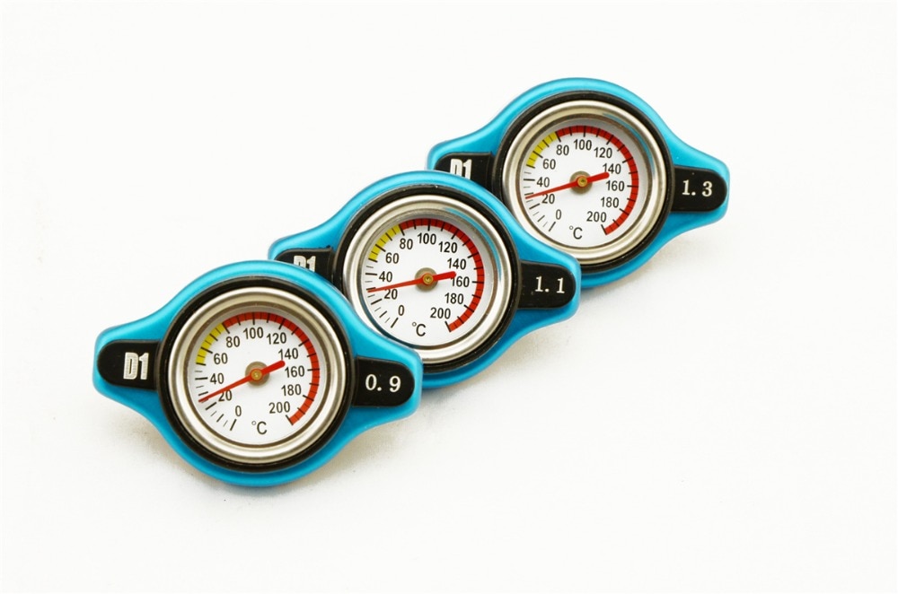 Drachen Messgerät D1 spez Rennen Thermost Kühler Kappe ABDECKUNG + Wasser Temp Messgerät 0,9 Bar oder 1,1 Bar oder 1,3 Bar Abdeckung