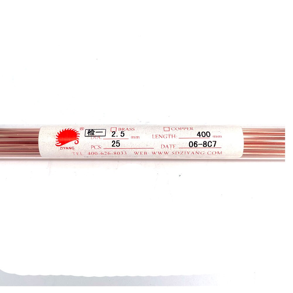 Ziyang Kupfer Elektrode Rohr Einzel See OD2.5 * 400mm für EDM Bohrmaschine