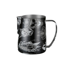 600ml Edelstahl Milch Aufschäumen Krug Espresso Kaffee Krug Barista Handwerk Kaffee Latte Milch Aufschäumen Krug Krug Für Barista