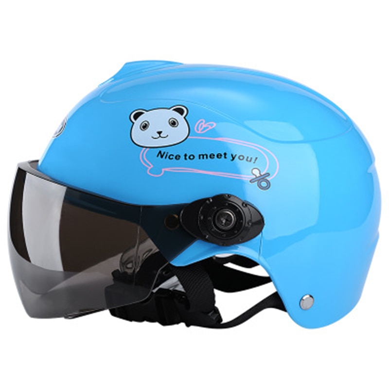 Motorrad Helm freundlicher Helm Rolle Absturz Helm Junge und Mädchen Kind Sommer Helm Sonnenschirm Sonnenschutz