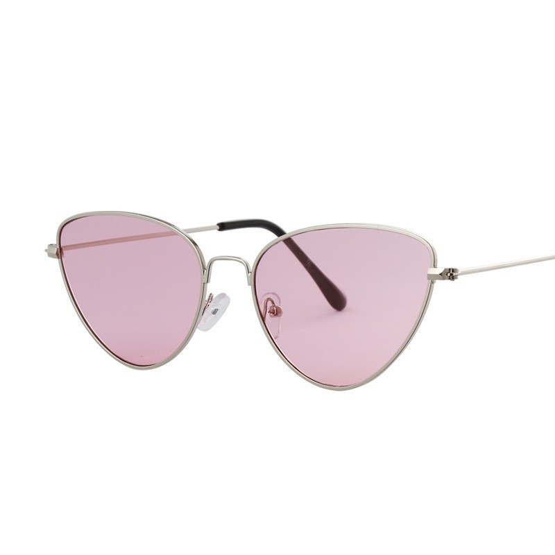Neue Jahrgang Katze Auge Sonnenbrille Frauen Dame Spiegel Cateye Sonnenbrille Für Weibliche Schattierungen UV400