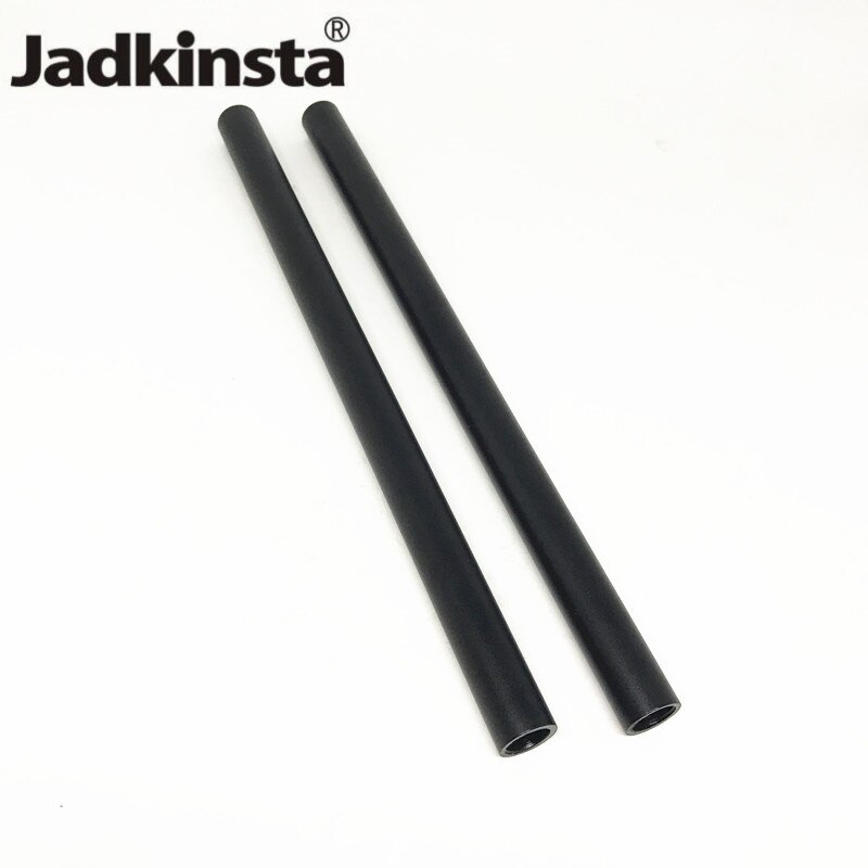 Jadkinsta 2Stck Aluminium Legierung Durchmesser 15mm Stangen 10cm 25cm 30cm 40cm Lange mit M12 schraube See für DSLR 15mm Stange Anlage Klemme