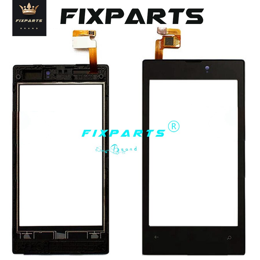Original LCD berühren Bildschirm Für Nokia Lumia 520 N520 430 435 530 532 berühren Tafel Bildschirm Sensor Digitizer Äußehe Glas objektiv Schwarz