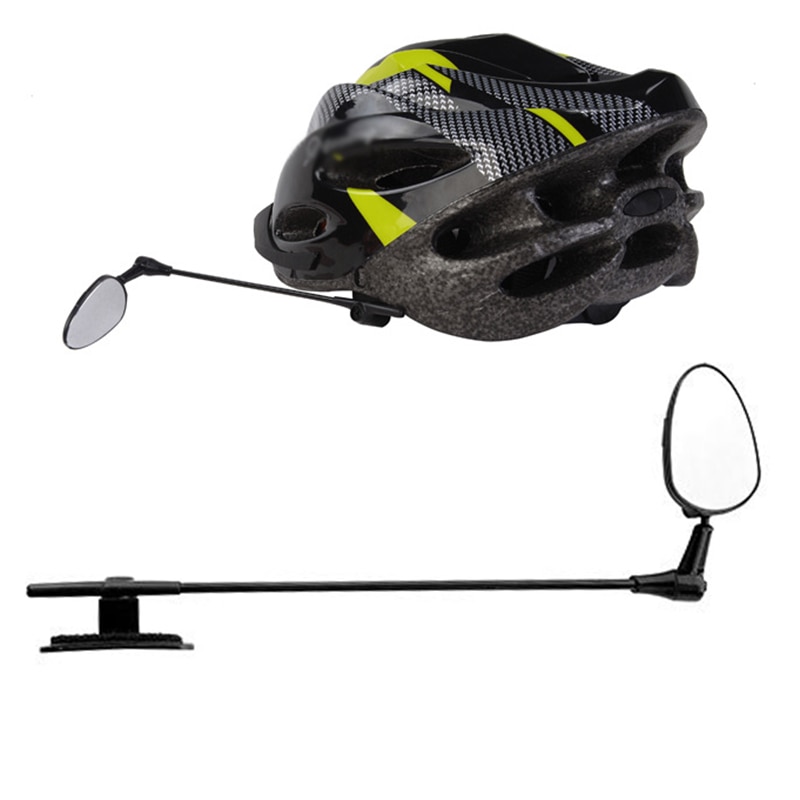 Flache Leichte Mountainbike Helm Spiegel Helm Montiert Rückspiegel Radfahren Zubehör 360 Drehung Universal-