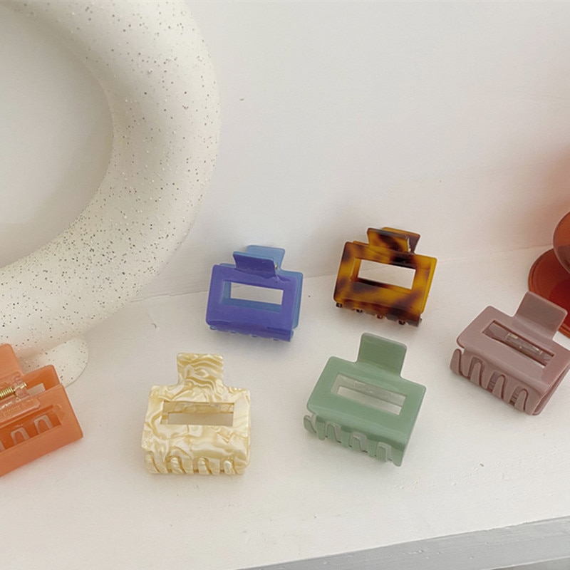 Acetat Acryl Haar Krallen Koreanische Haar Clips Klemme Mädchen Haarnadeln Krabben Haar Zubehör für Frauen Banane Griffe