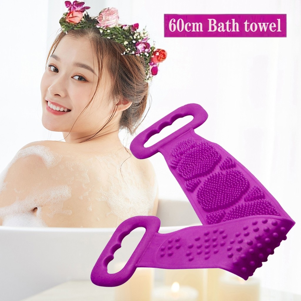 Magie Silikon Pinsel Schlecht Handtücher Reiben Zurück Schlamm Peeling Körper Massage Dusche Erweitert Wäscher Haut Sauber Dusche Pinsel #25