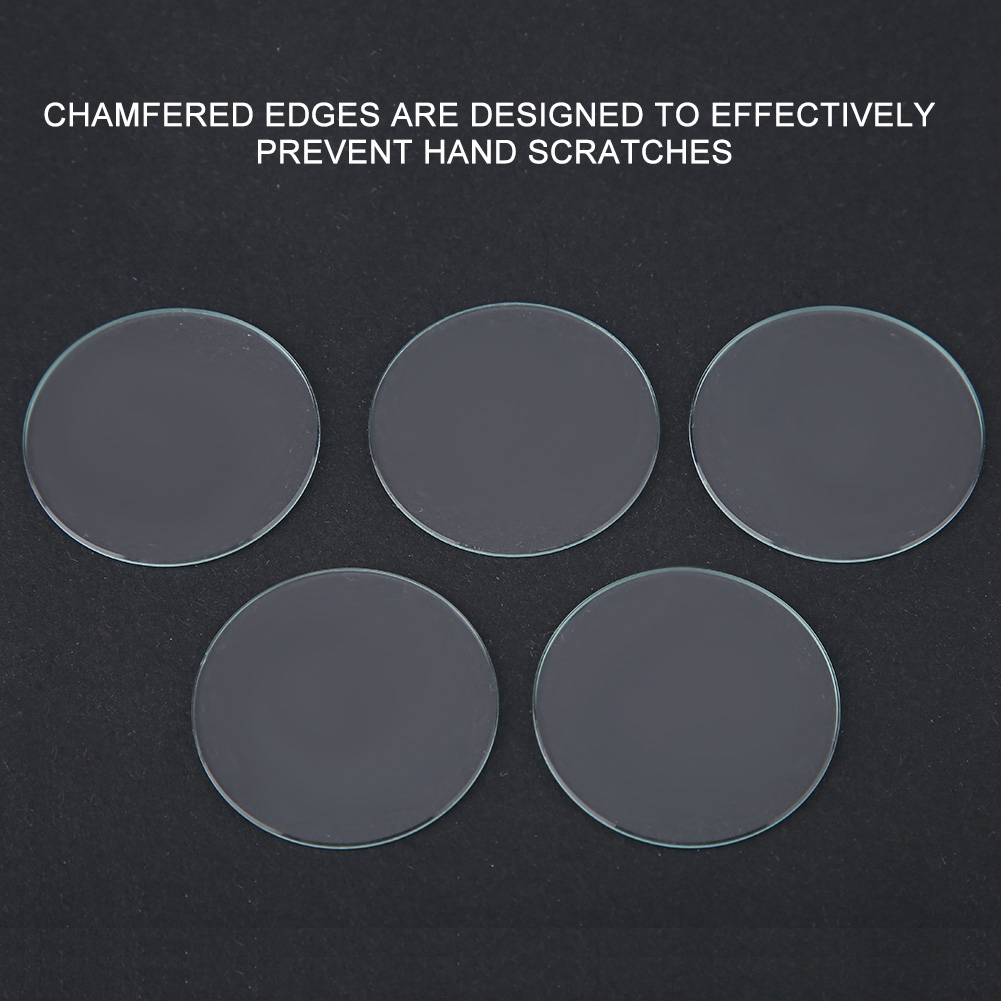 5Stck Runde 37/38/39MM Flache Uhr Kristall Gesicht Objektiv Uhr Glas Ersatz Teile Zubehör Uhr reparatur Werkzeug für Uhrmacher