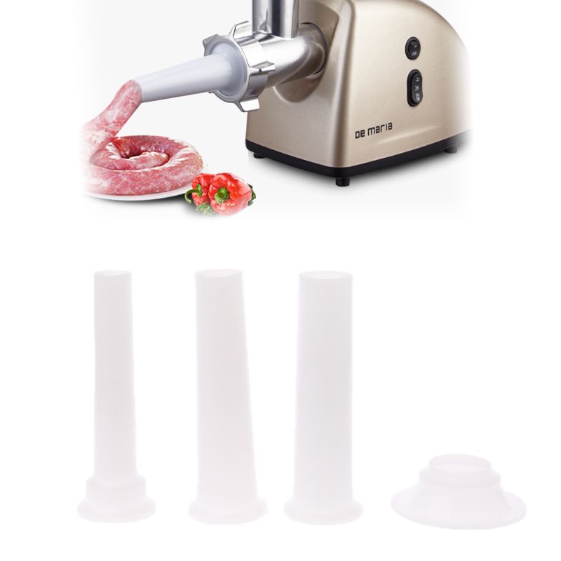 3 teile/satz Fleischwolf Wurst Füller Füllung Rohre DIY Würstchen Hersteller Trichter