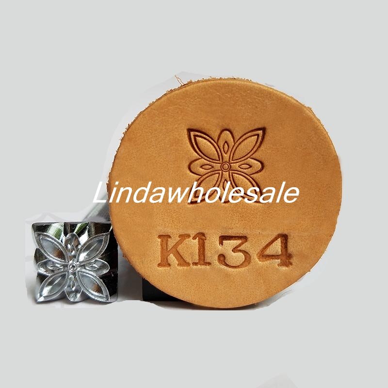 Leder Carving druck werkzeug Japanischen leder stempel K134, leder werkzeuge