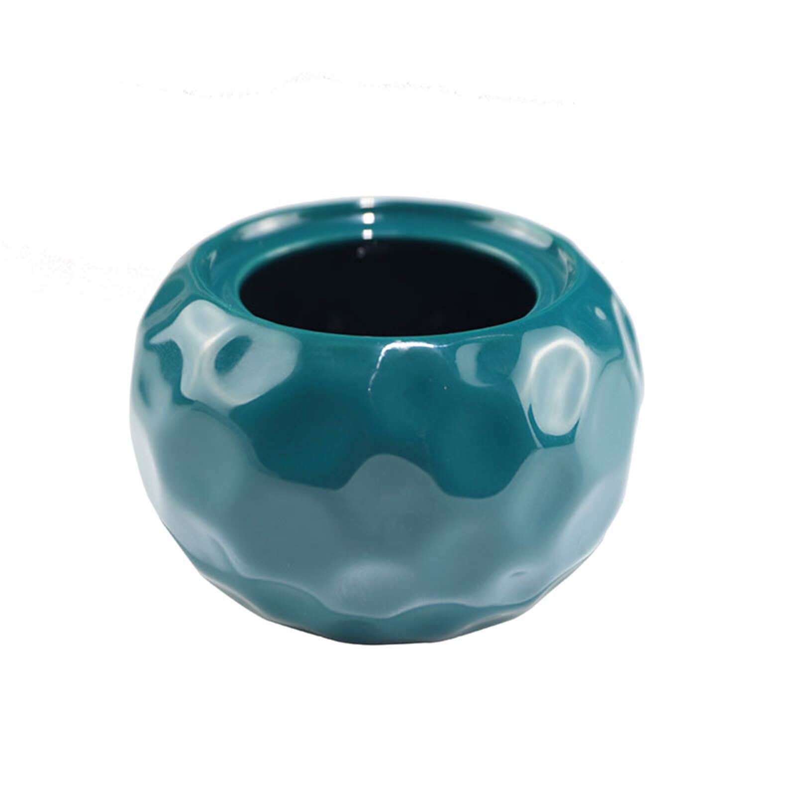 Keramik Blume Topf Sukkulente Blume Topf Marine Blau Gartenarbeit Hause Sukkulenten Vase Anlage 2020ing