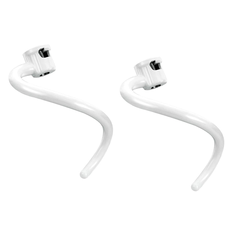 2 Stck Spirale Beschichtet Teig Haken, für Kitchenaid Stand Rührgerät Schüssel-Aufzug Modell, Kitchenaid Mischen Maschine Zubehör