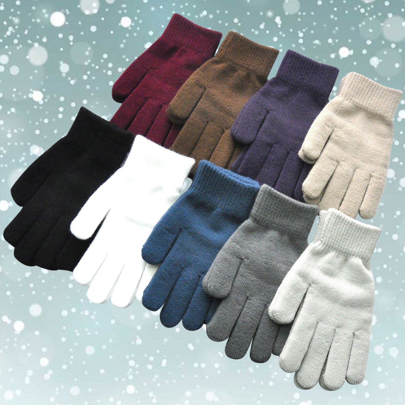 Männer Und frauen Handschuhe Solide Farben Kaschmir Gestrickte Woll Handschuhe Winter Reiten Warme Dicke Und Vlies Skifahren Handschuhe fäustlinge