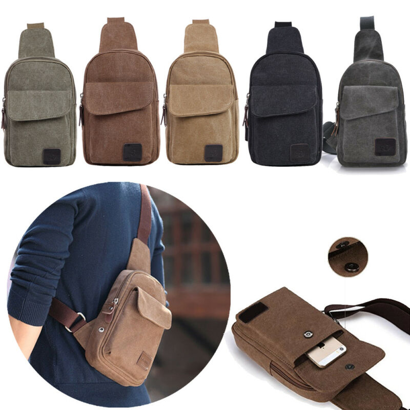 Männer Umhängetaschen Leinwand Ein Schulter Tasche Schräge Brust Pack Bote Taschen Bolso hombre/BL1