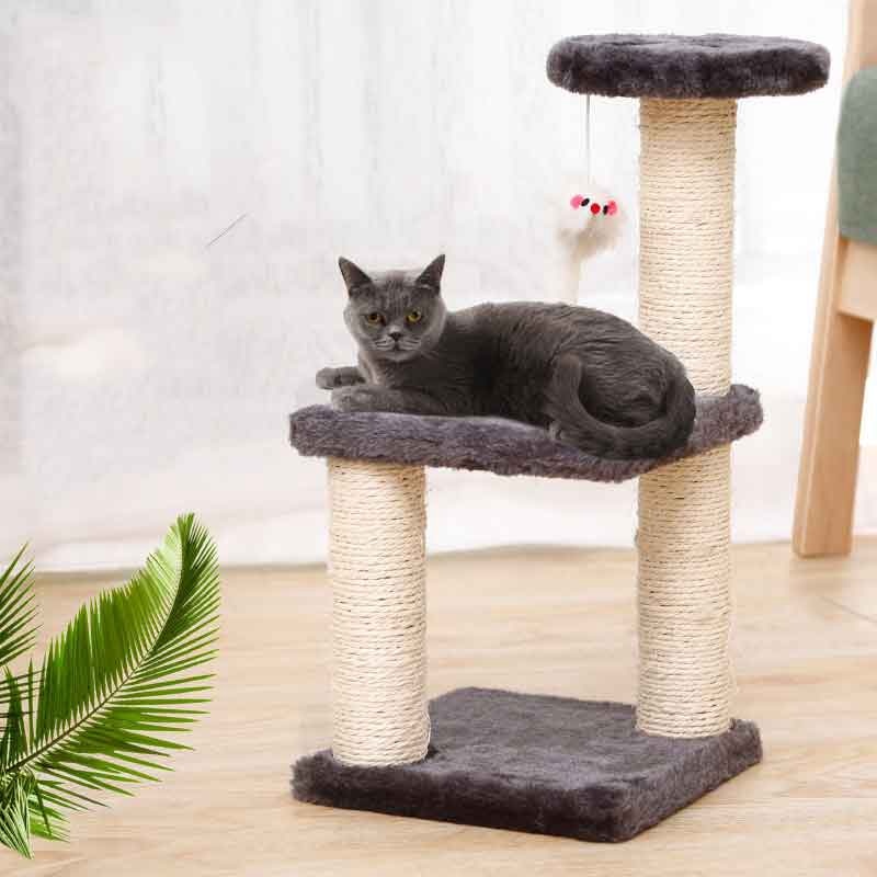 Kratzen Post Für Katze kratzen Rampe Schaber Katze Welpen Spielzeug Kätzchen Spielzeug Springen Spielzeug Mit Leiter Kratzer Holz Klettern Baum