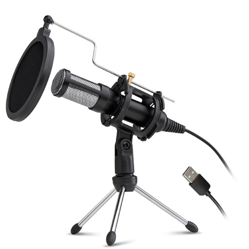 USB Mikrofon Kondensator Mikrofon Computer Mikrofon Konferenz Stimme PS4 Spielen Mikrofon USB MIC für Conferen