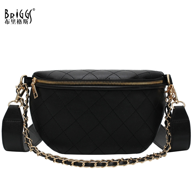 BRIGGS Ketten Frauen Taschen Taille Tasche fanny Packungen Dame Gürtel Taschen frauen Berühmte Brust Handtasche Schulter tasche Geldbörse