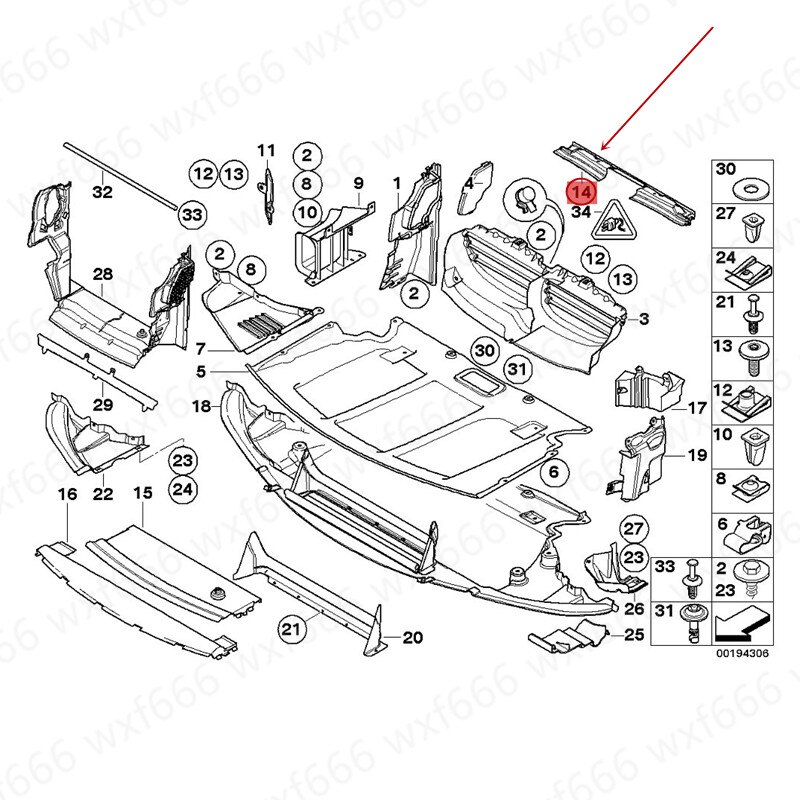 Wasser Panzer oberen schutz Deflektor Geeignet für 5 Serie E60b mw520 523 525 528 530LI Wasser Panzer oberen schallwand Wasser Panzer oben abdeckung