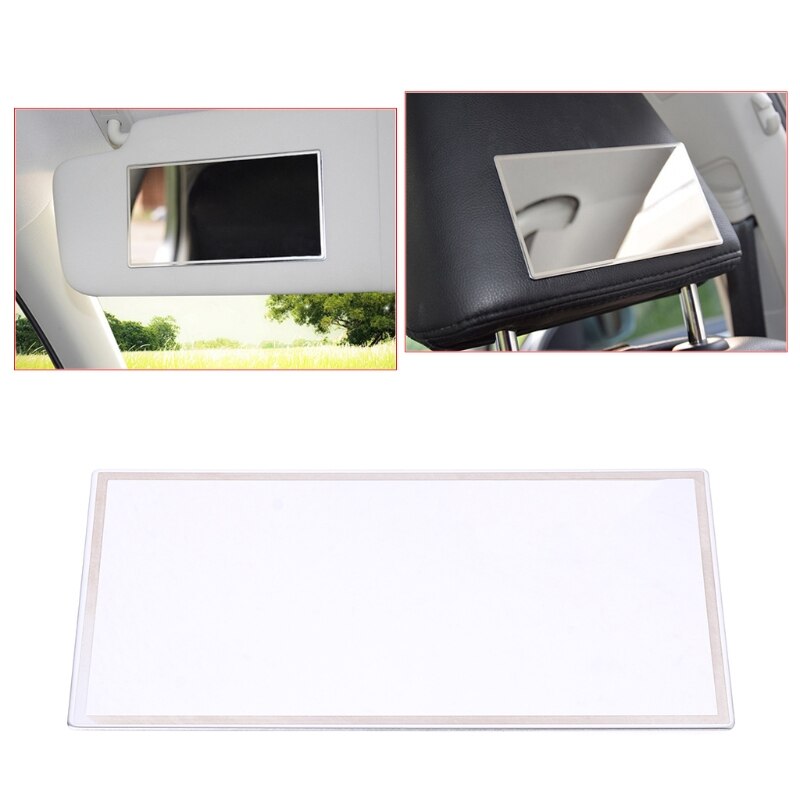 Heiße Neue 1 Pc Auto Auto Sonnenblende Spiegel Rostfreiem Stahl Auto machen-hoch Spiegel Zubehör