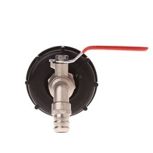 IBC Tote Panzer Lebensmittel Klasse Ablauf Adapter 2.36 'Grob Gewinde Zu 3/4' Durcheinander Schlauch Wasserhahn Ventil