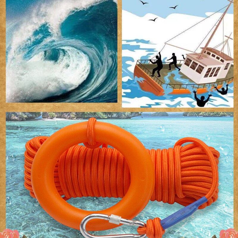 Ertrinken Rettungs Seil draussen Klettern Seil Bergsteigen Schnalle Sicherheit Schnalle Sicherheit Seil Schwimm Seil Leben sparen Werkzeug