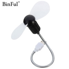 BinFul Sicher Niedrigen Energie Energie sparen flexibel Mini USB Lüfter für Notizbuch Laptop Computer USB Spielereien Fan