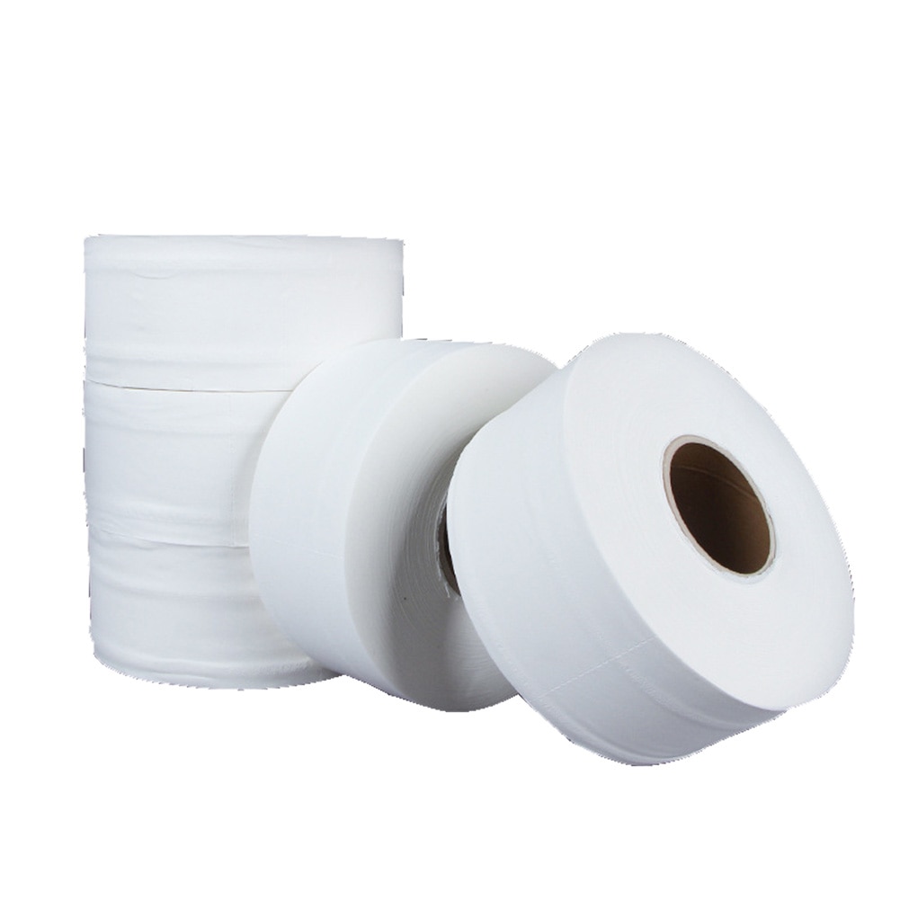 4-schichten Holz Zellstoff rollen Papier Gewebe Starke Wasser Öl Absorption Serviette Küche Rolle Papier Selbst Klebe Wc Papier