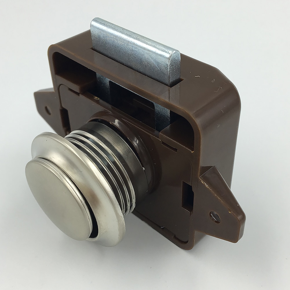 Mini drücken-sperren-Geschmack Fangen Schloss Schrank Tür Knopf Wohnwagen Wohnmobil RV Schrank Schublade drücken verriegeln Durchmesser