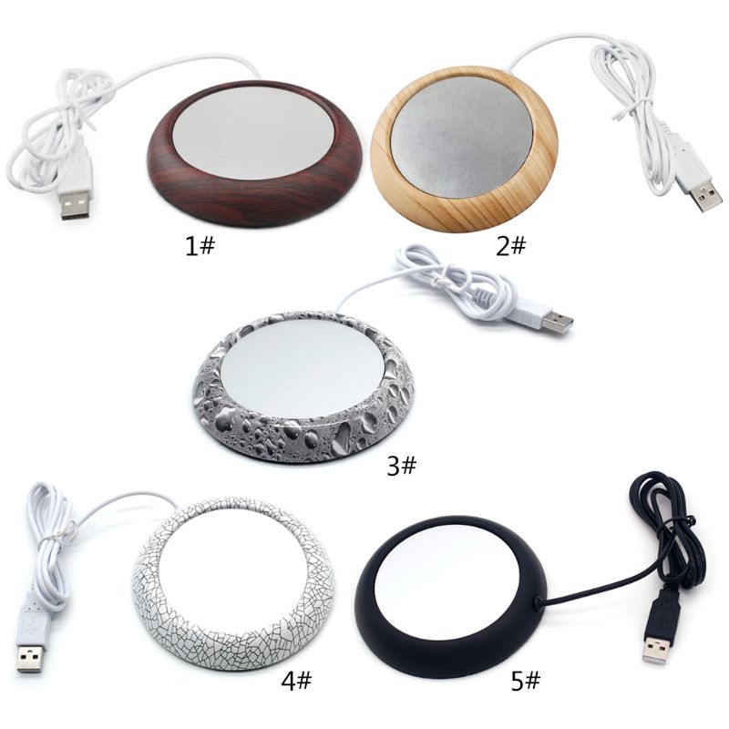 Protable USB Tasse Wärmer Trinken Warme Heizung Wärme Getränke Becher matt Isolierung Untersetzer
