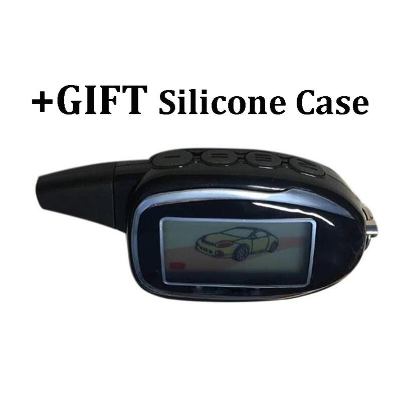 M7 LCD Kontrolle + Silikon fallen für Scher-Khan magicar 7 2 weg Auto Alarm LCD Fernbedienung keychain Scher Khan Magicar M7