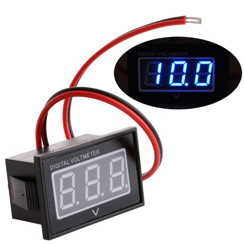Neue Wasserdichte Batterie Meter DC 2,5-30 V Auto Auto Messgerät Digital Voltmeter LED verrotten für Auto zubehör