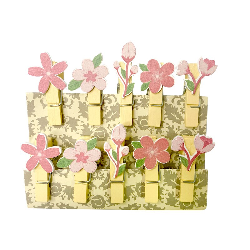 10 teile/paket Mädchen Herz Netz verrotten Wäscheklammer Handwerk Dekoration Clips Natürliche Holz Clips Für Foto Für Zauberstab Dekoration Hanf Seil