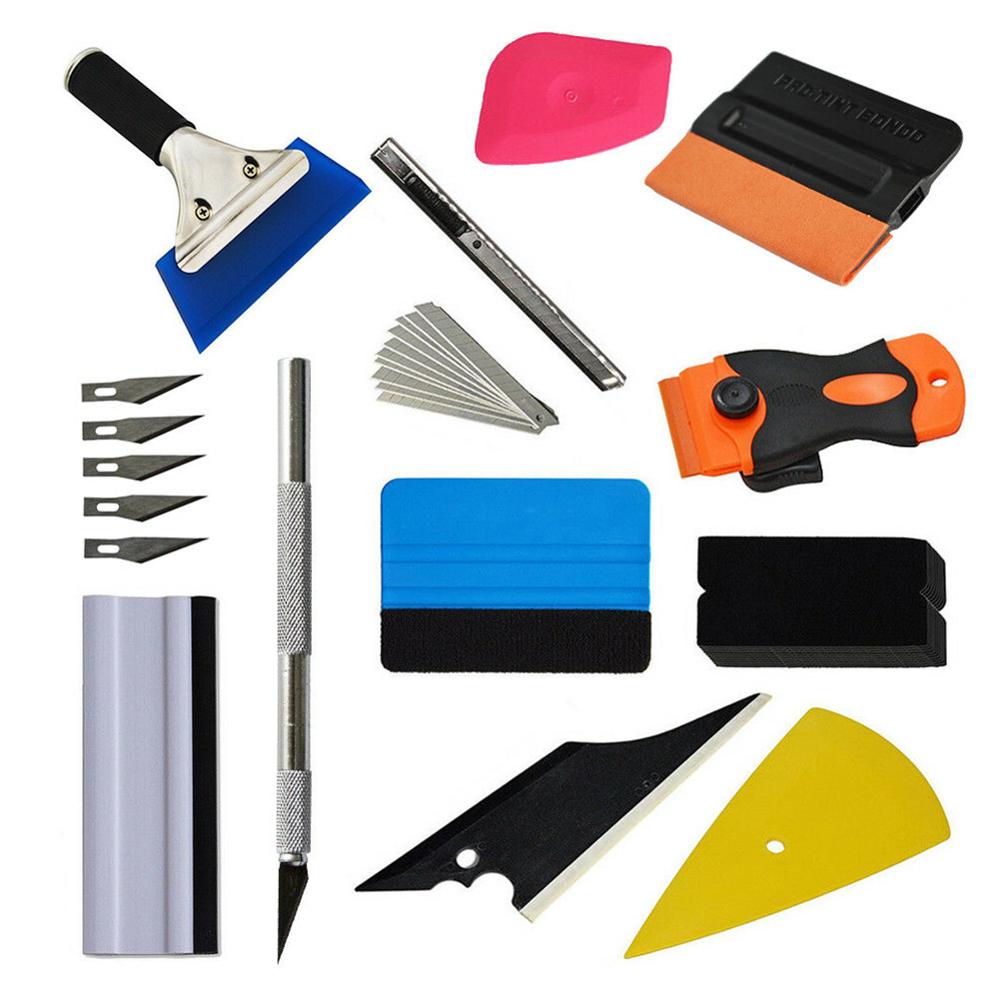 Kohlenstoff Fiber Vinyl wickeln Auto Werkzeug Bausatz Magnet Stock Rakel Film Aufkleber Schaber Auto Verpackung Fenster Tönung Auto Zubehör
