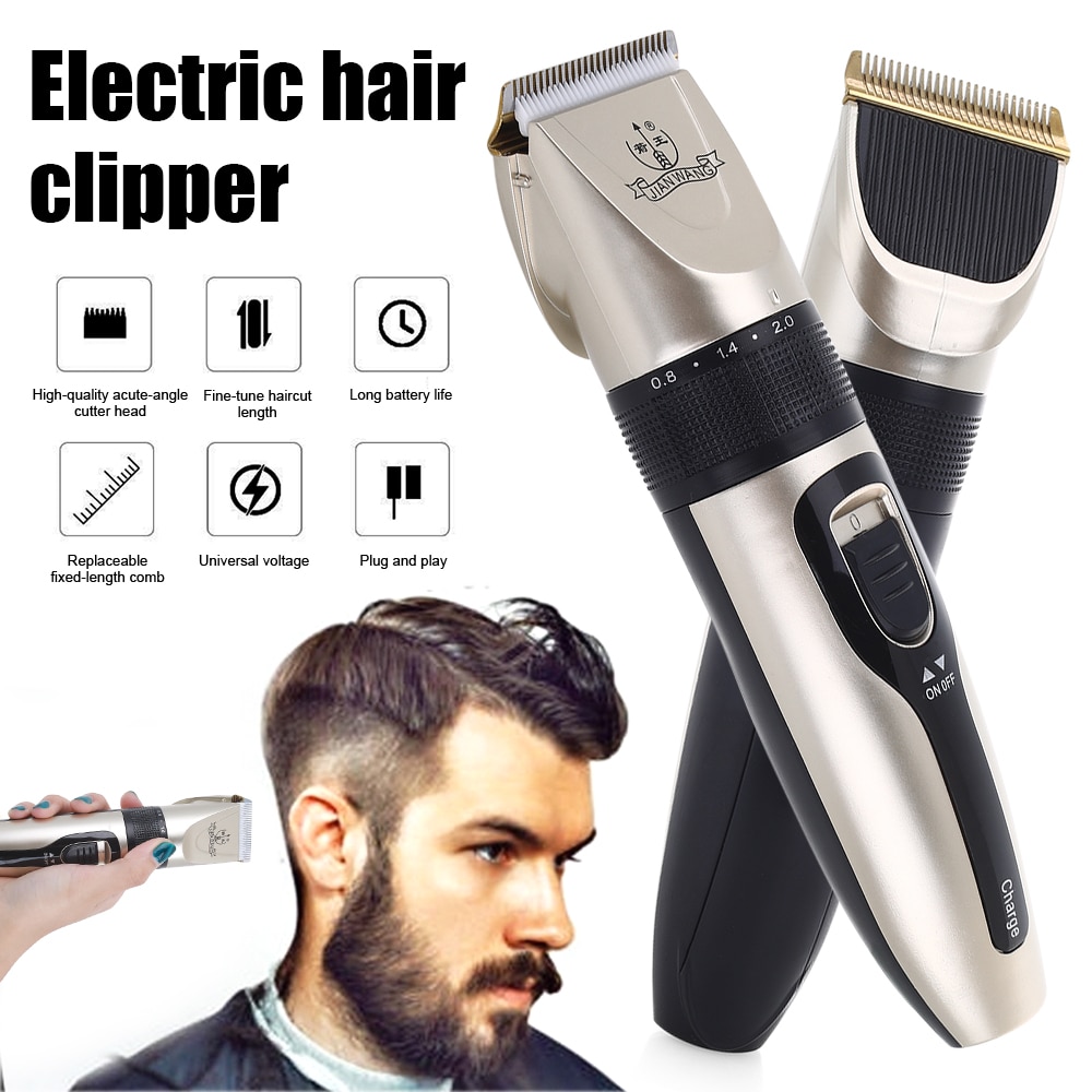 Elektrische Haar Trimmer Männer freundlicher kabellos Friseur USB Aufladbare Haar Haarschnitt Haarschneidemaschine schneiden Cutter Maschine Einstellbar Kamm