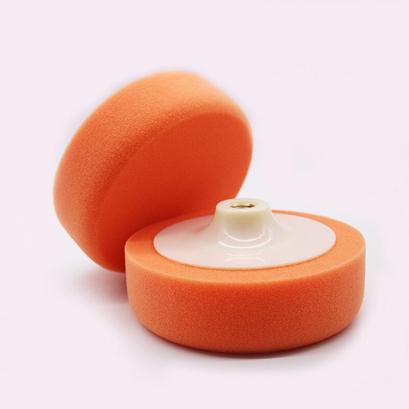 5 Zoll 125mm Auto Auto Polieren Polieren Polieren Pad Schwamm Rad Wachsen Orange Schwamm Für Auto Auto Wartung