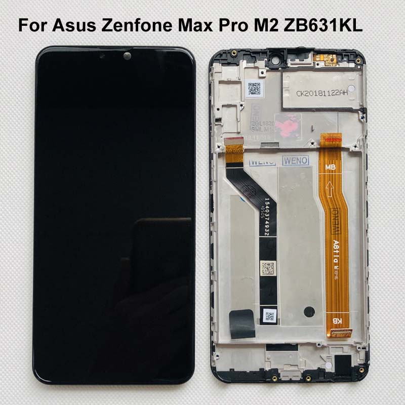 6.26 ''AAA Original LCD Für Asus Zenfone Max Profi M2 ZB631KL/ZB630KL LCD Anzeige Touchscreen Digitizer Montage teile + Rahmen