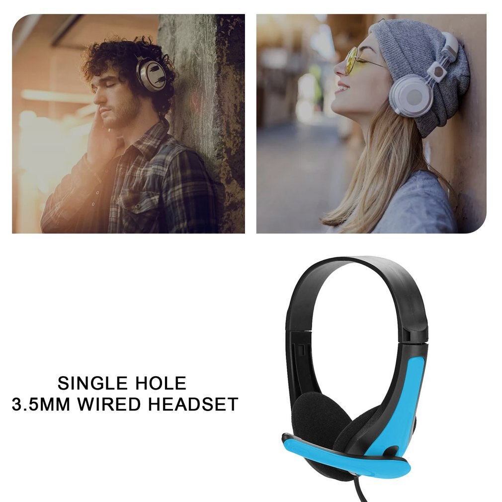 kabellos Spielen Headset Computer Schreibtisch Laptop Headset Kopf-montiert Kopfhörer Einzigen See 3,5mm Kopfhörer
