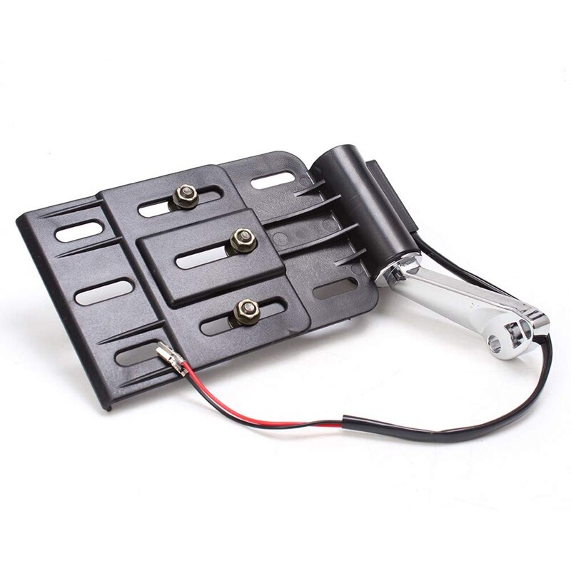 Motorrad Teleskop LED hell Seite montieren Kennzeichen Halfter für Dyna Sportster 883 1200 Xl 07-16