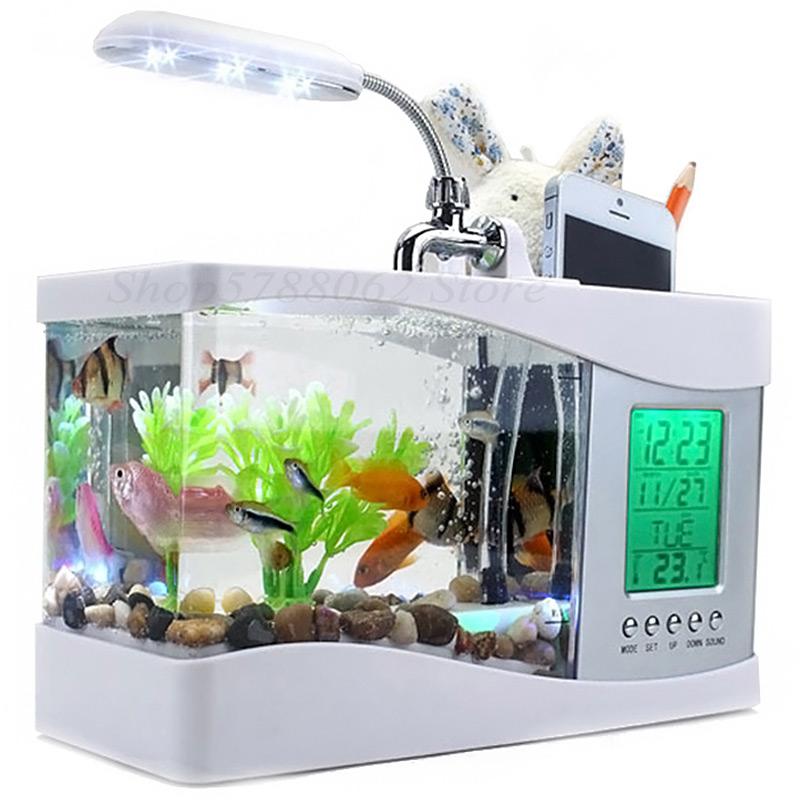 Aquarium Aquarium ökologischen kreative fisch Panzer wohnzimmer kleine Mini glas Schreibtisch Heimat goldfisch Panzer