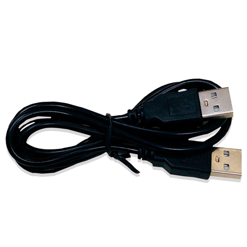 0,5 m Usb Kabel Aux A Stecker Auf A Stecker Geschirmt hoch Geschwindigkeit Verlängerung Daten Usb 2,0 schwarz