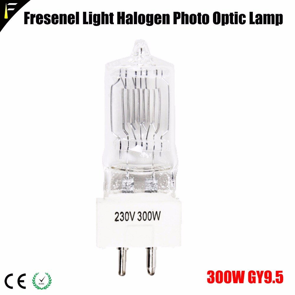 6874P 300 W/230 V GY9.5 M38 Halogen Bühne Lampe Lampe Licht Fernsehen Halogen Quarz Birne 3200K Video Licht Lampe
