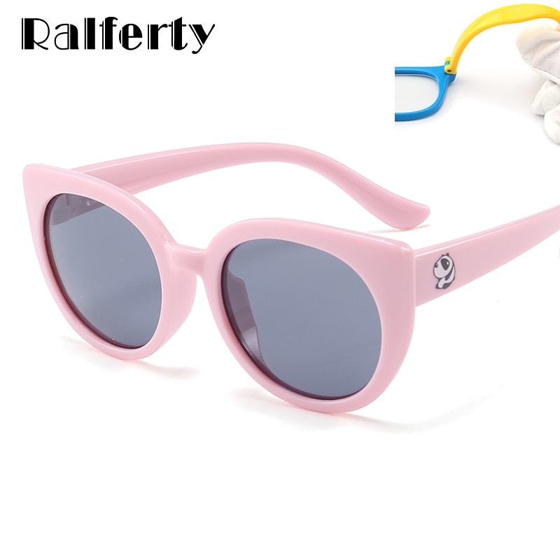 Ralferty flexibel freundlicher Sonnenbrille Polarisierte Mädchen Katze Auge Sonnenbrille UV400 Art Sonnenbrille Brillen Silikon Brillen K1876