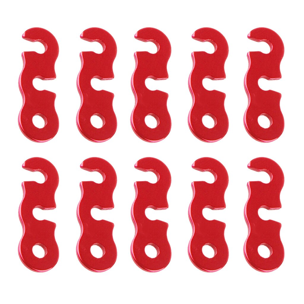 MagiDeal 10 stücke Camping Zelt Abspann Schlüssel Baldachin Markise Läufer Seil Spann Zelt Zubehör