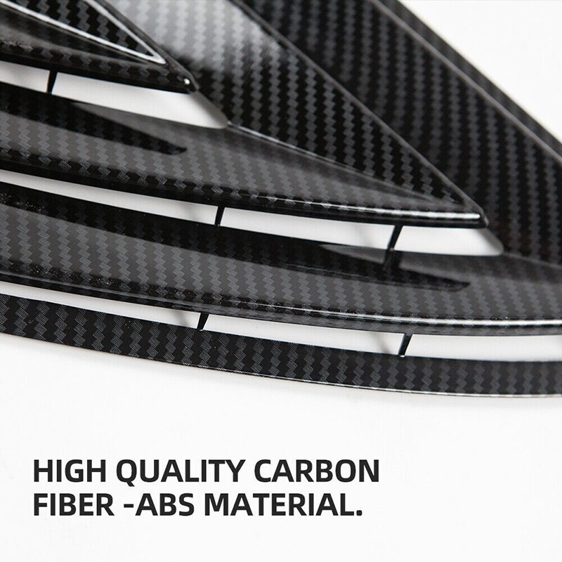 Auto Hinten Fenster verdreifachen-Enge Getrieben Jalousie Verschluss Abdeckung Fenster Lamellen Spoiler Tafel für Tesla Modell 3